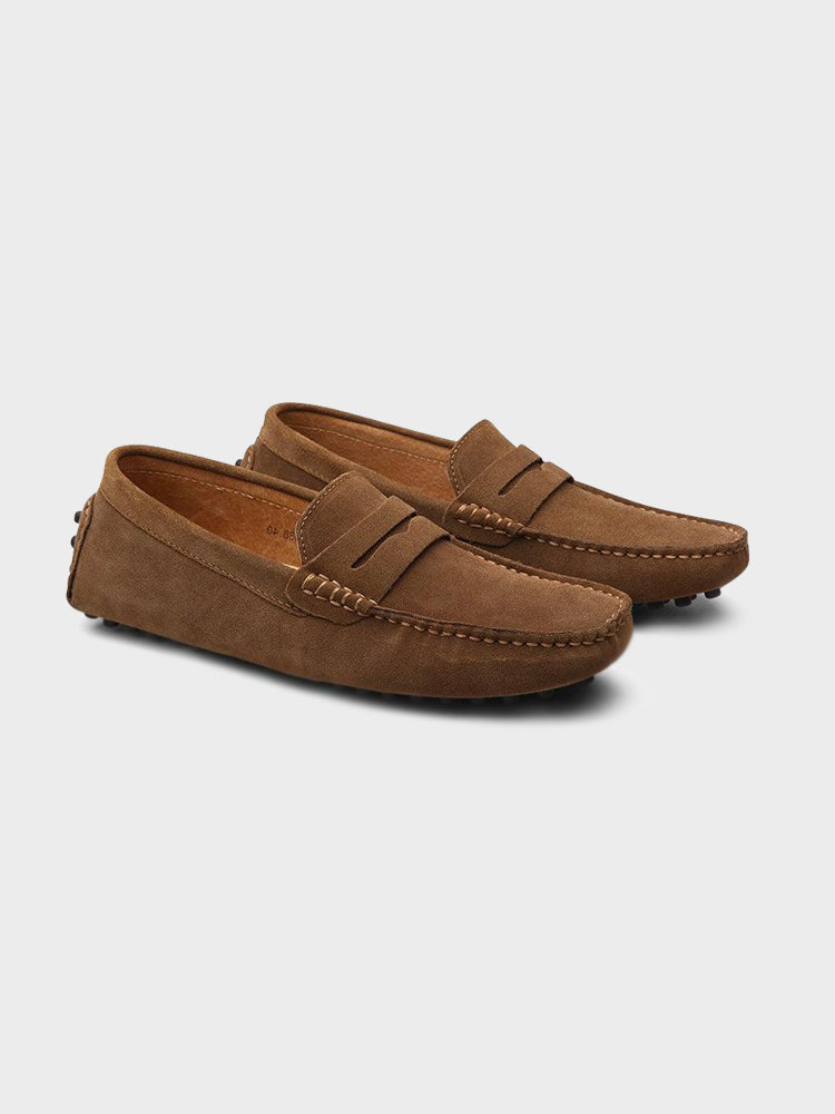 Men's Suede Driving Loafers