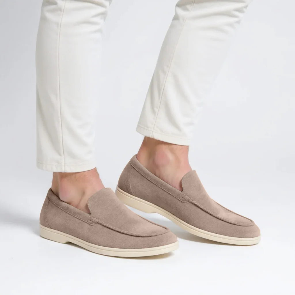 Men's Suede Slip-On Loafers
