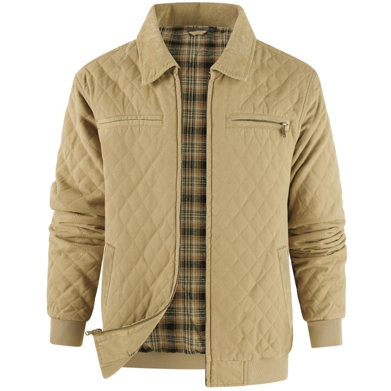 Men's Diamond Quilted Jacket