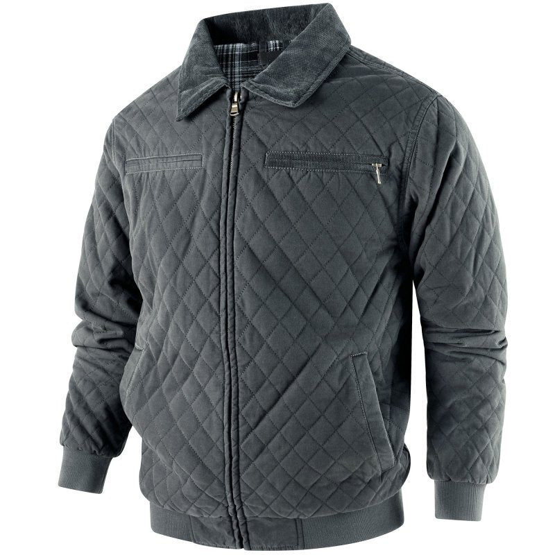 Men's Diamond Quilted Jacket