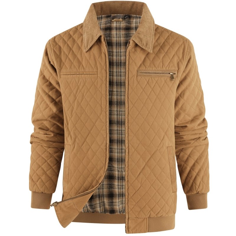 Men's Diamond Quilted Jacket