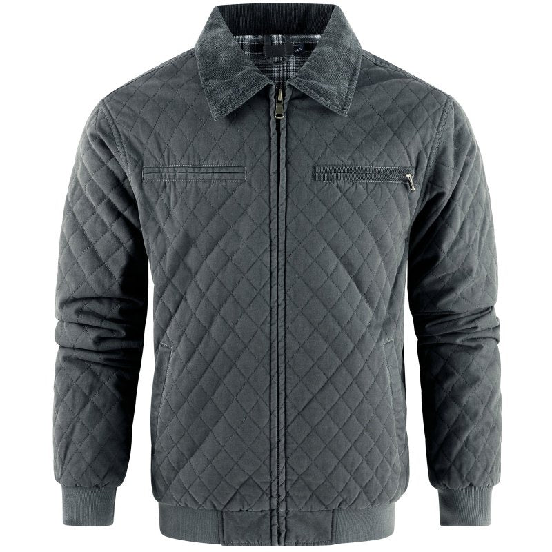 Men's Diamond Quilted Jacket