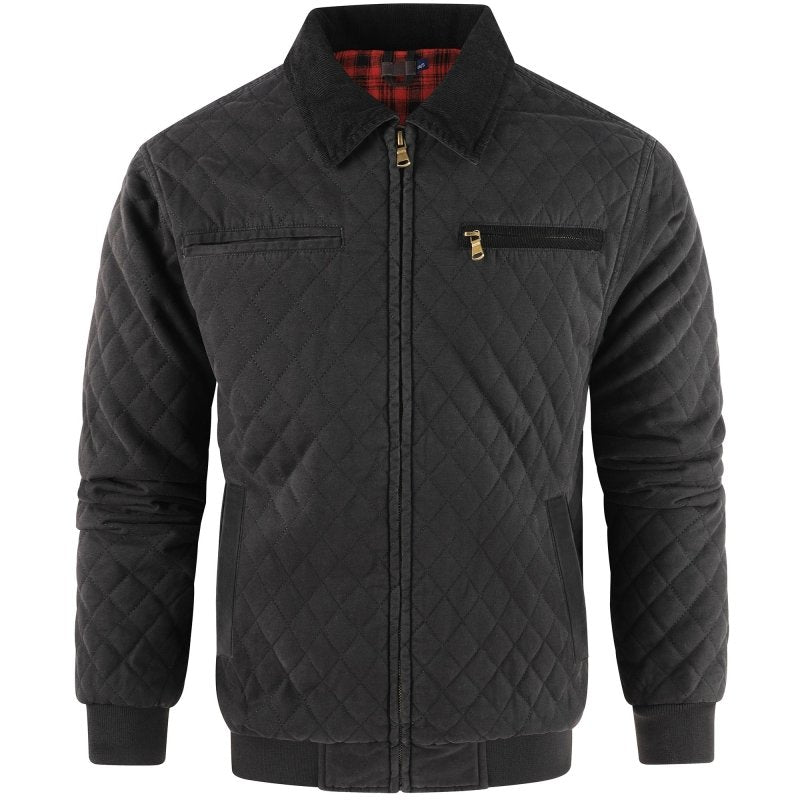 Men's Diamond Quilted Jacket