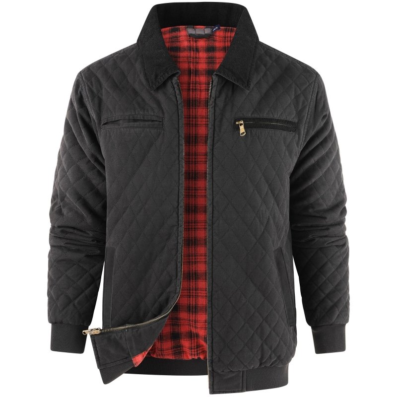 Men's Diamond Quilted Jacket