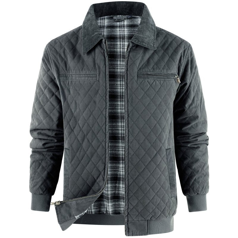 Men's Diamond Quilted Jacket