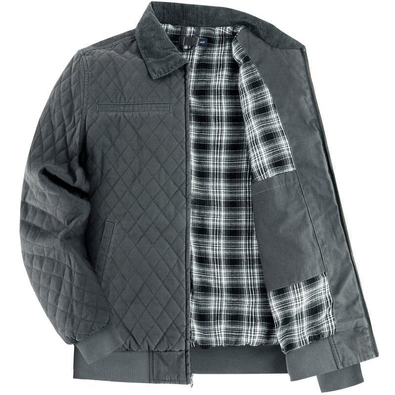 Men's Diamond Quilted Jacket