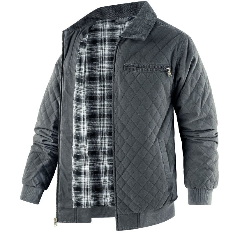 Men's Diamond Quilted Jacket